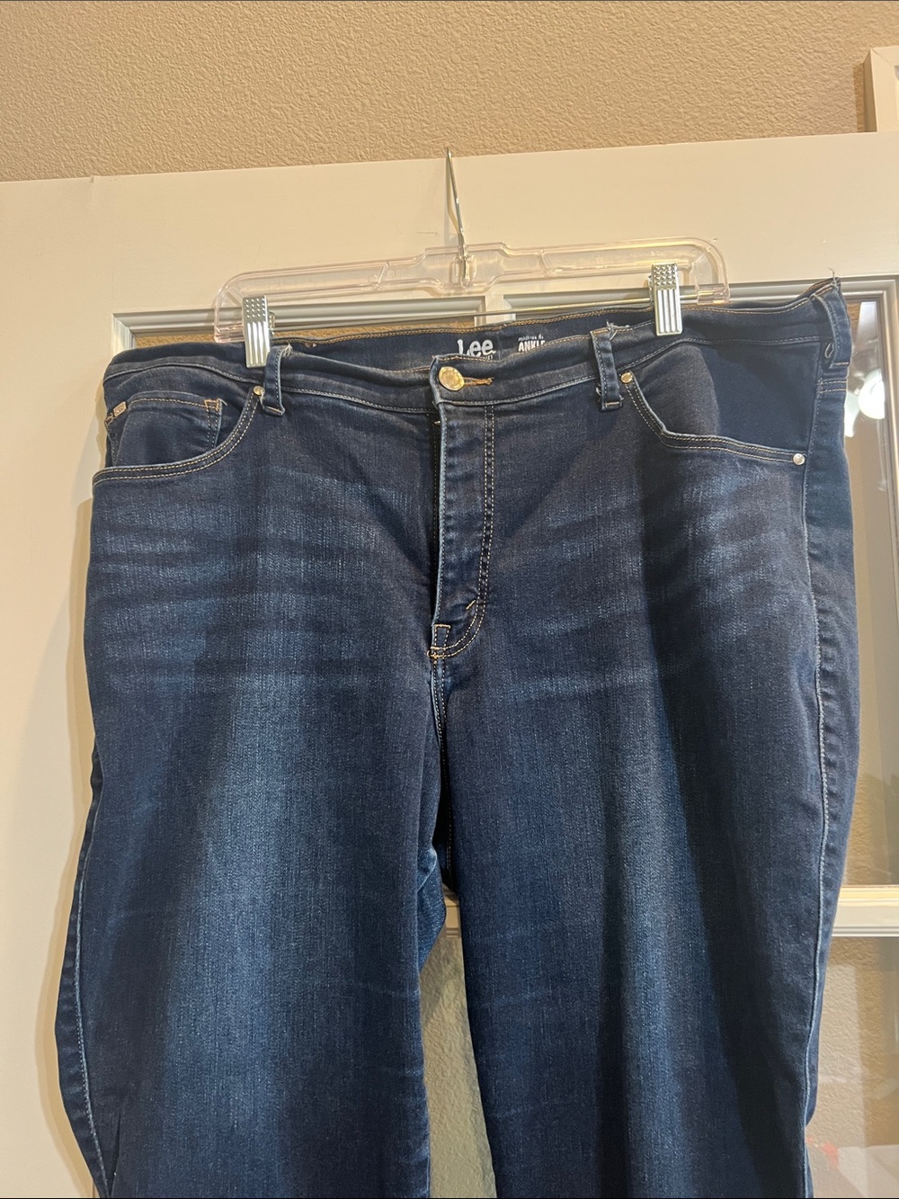 Lee Dark Wash Flare Jeans - Picture 3 of 8